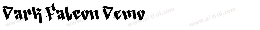 Dark Falcon Demo字体转换
